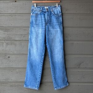 NWOT Wrangler Wild West High Rise Straight Leg Blue Jeans 603 Size 29